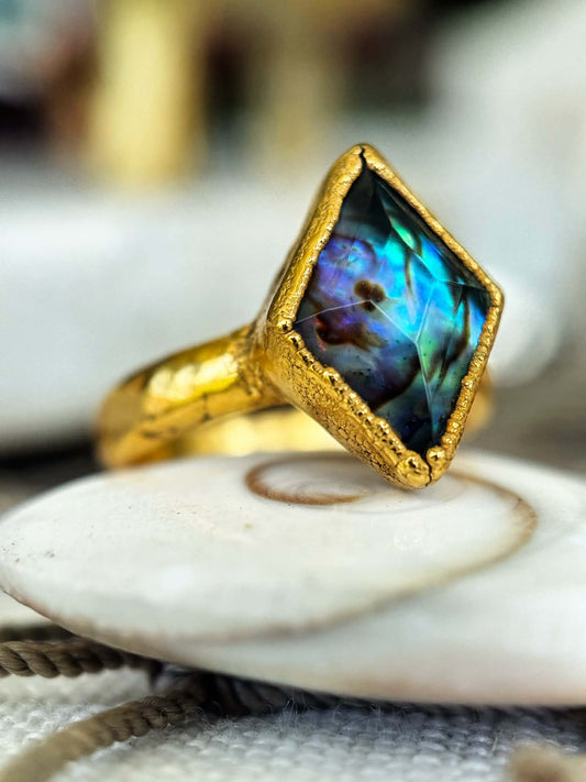 Deep Sea Diamond Rings